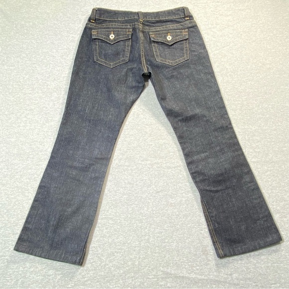 Guess Jeans Women's 29 Doheny Flap Pocket Low Rise Cropped Bootcut Casual Denim - Picture 6 of 15